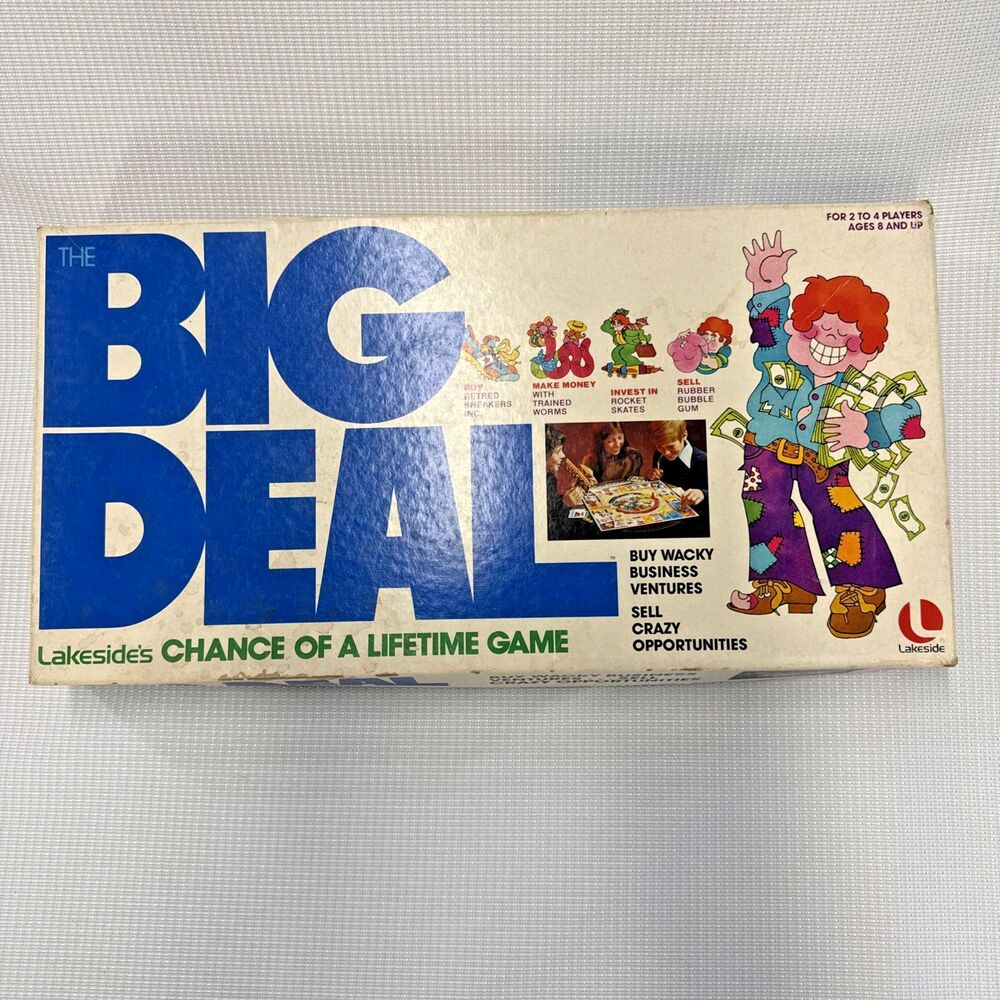 Vintage The Big Deal Game Lakeside Chance of a Lifetime Game 1977